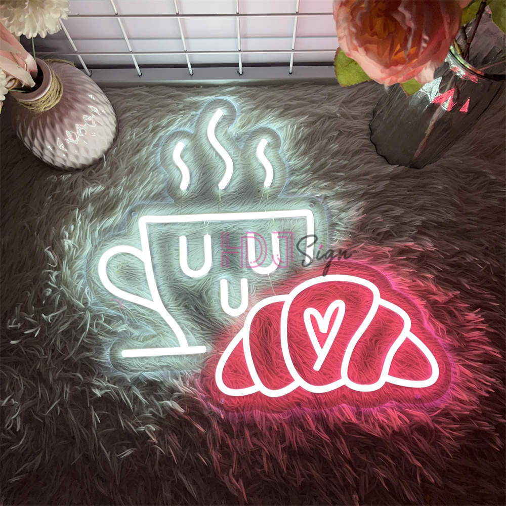 Coffee Tea Neon Sign - Coffee Tea Neon Led Sign Night