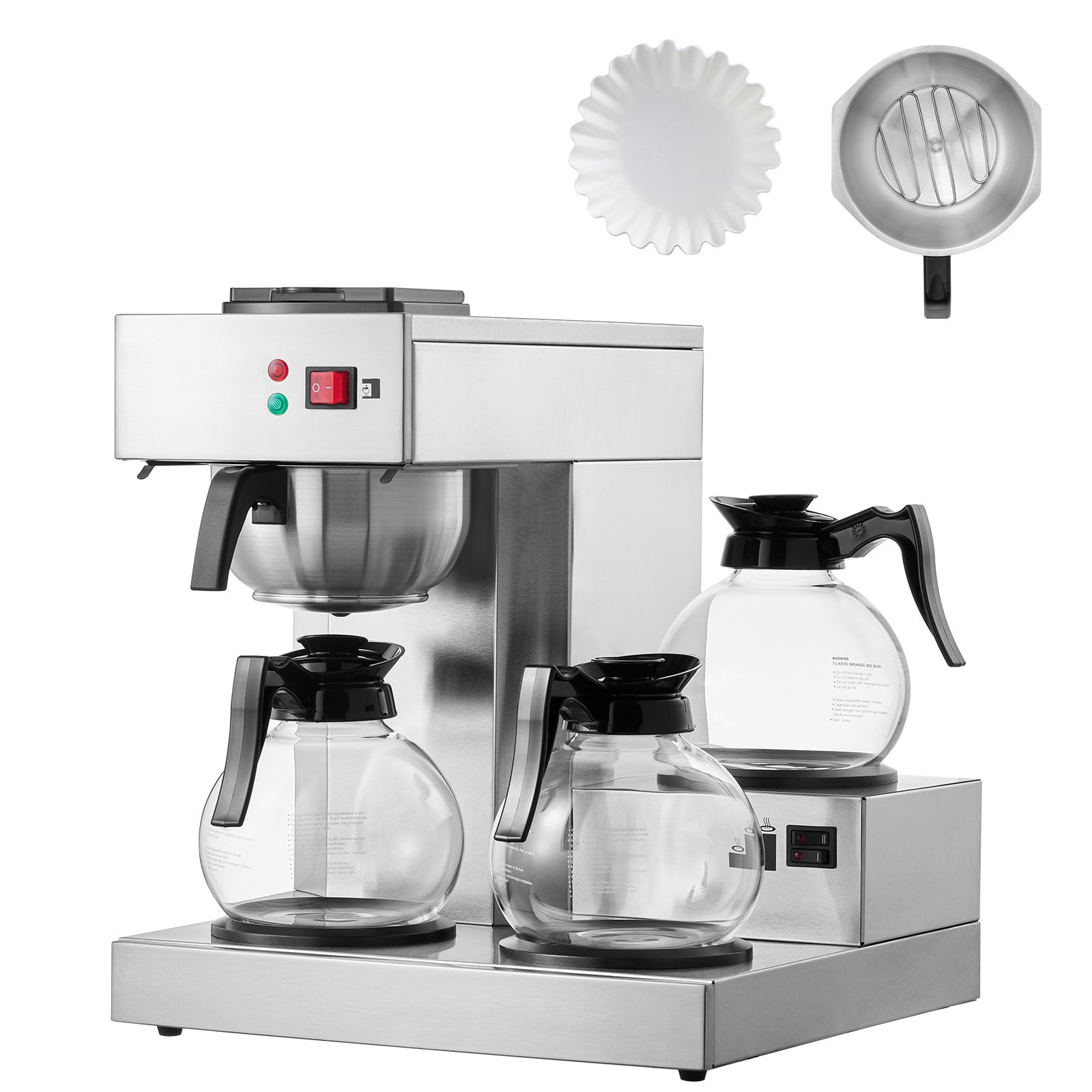 Coffee & Tea Collective - 12 Cups Commercial Drip Coffee Maker,