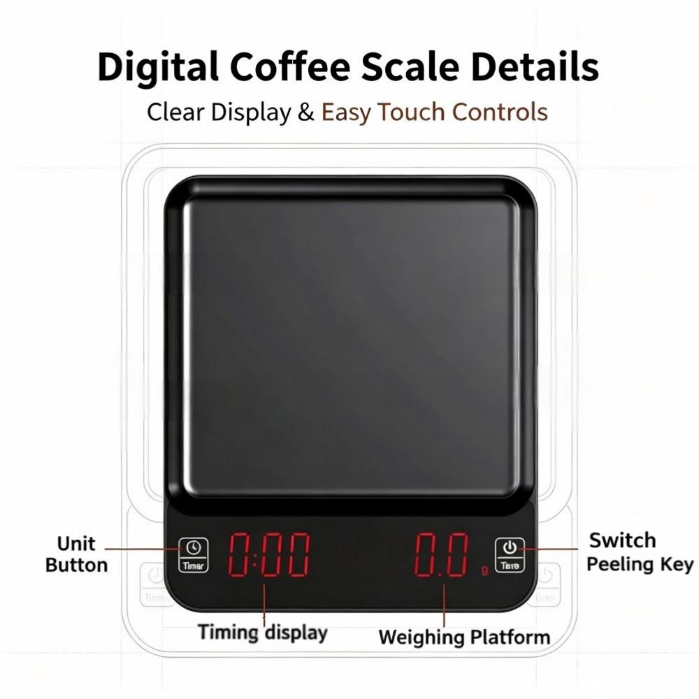 3kg/0.1g High Precision Digita - đánh giá và giá Coffee & Tea Collective