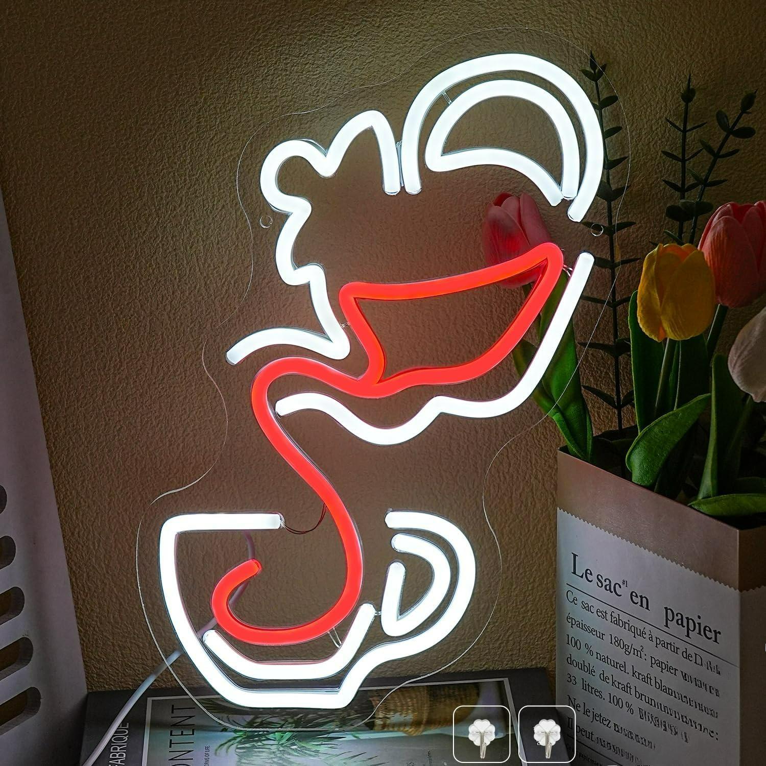 Pouring Tea Neon Sign USB Dimm - đánh giá và giá Coffee Tea Neon Sign