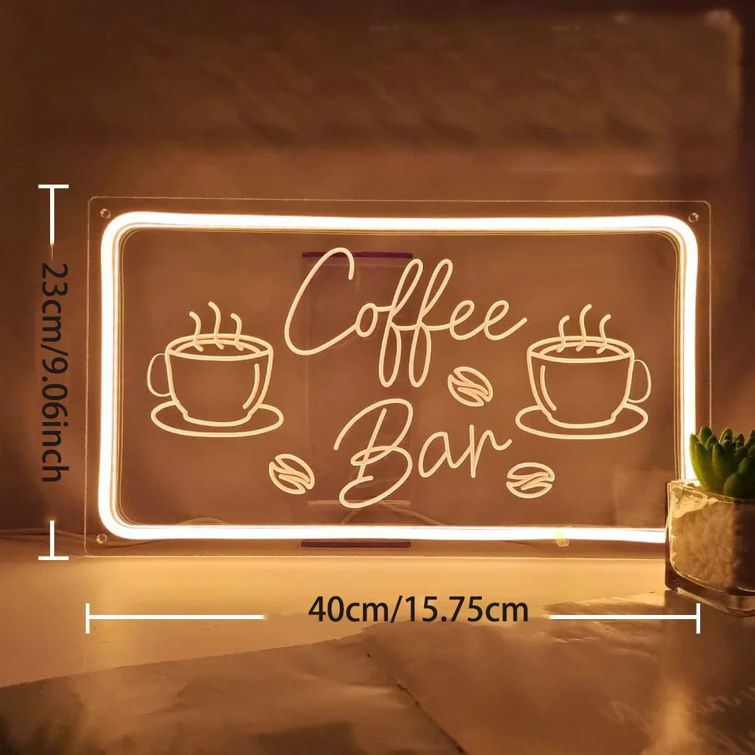 Coffee Bar Neon Sign LED Dimma - đánh giá và giá Coffee Tea Neon Sign