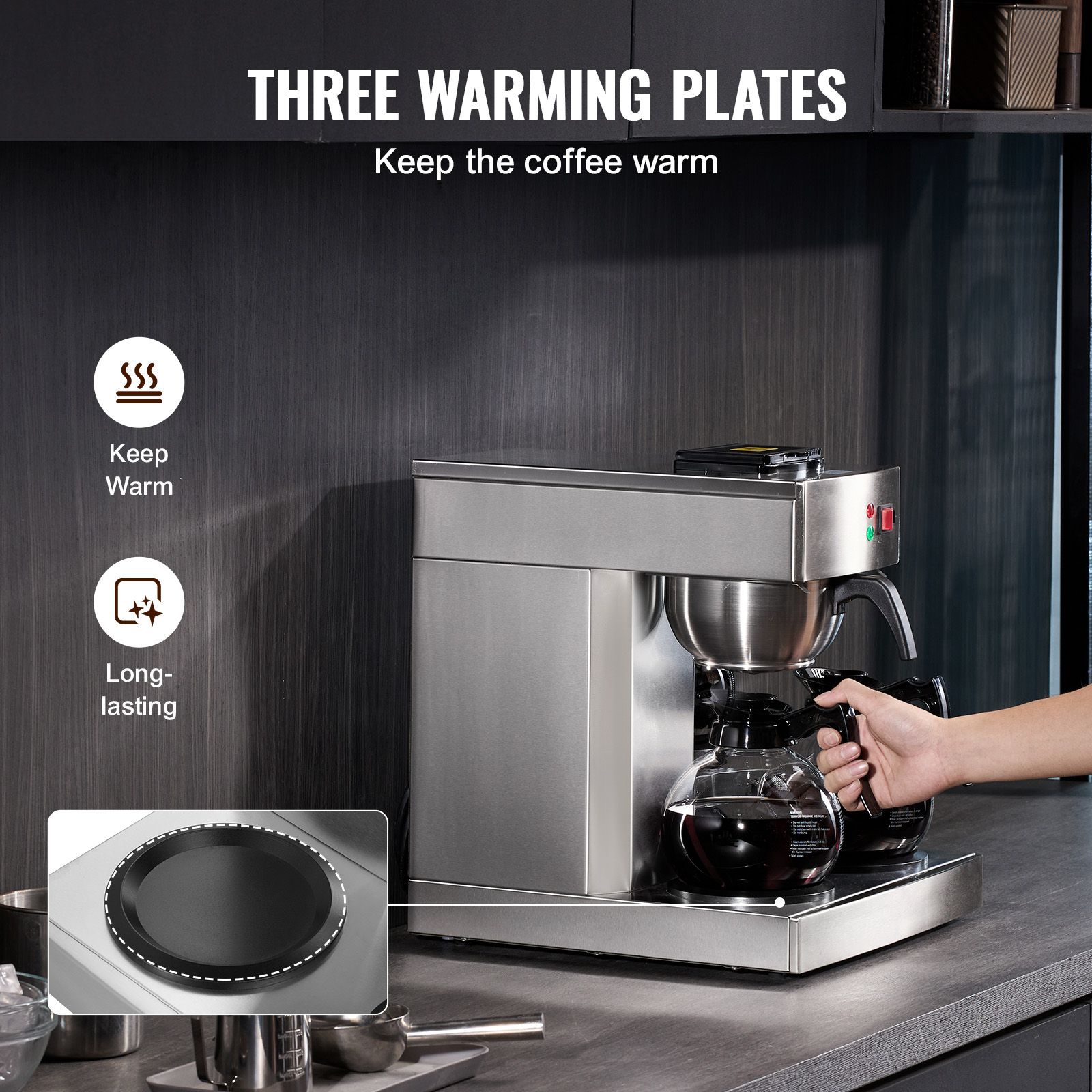12 Cups Commercial Drip Coffee - đánh giá và giá Coffee & Tea Collective